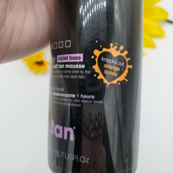 b.tan Love At First Tan 1 Hour Self Tanning Mousse Violet Base Tanner + Mitt - Picture 4 of 8